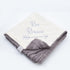 Luxuriously Soft Luxury Cuddle Minky Baby Blanket Super Soft Double Layer Embroidered Faux Fur