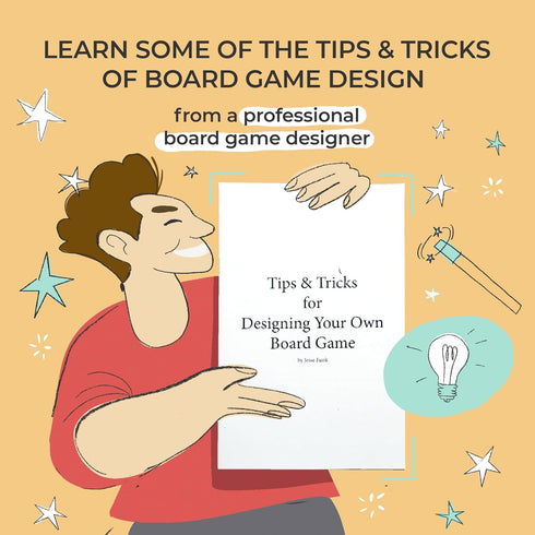 DIY Board Game Kit - Make Your Own Board Game Kit with Double-Sided Blank Game Board, Blank Box, Game Pieces
