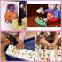 Hammering and Pounding Toys for Kids, 1 Wood Hammer and 30 Bamboo Nails for Fine Motor Skills