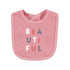 Touched by Nature Unisex Baby Organic Cotton Bibs - Bubblegum Floral, One Size