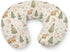KuphiL10C Cartoon Forest Bear Hedgehog Raccoon Animal Pattern Nursing Pillow Cover, Unisex Removable