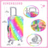 23 18 Inch Set K.T. Fancy Pcs American Doll Clothes & Accessories, Cute Doll Suitcase with Sequined Dress, Sunglasses
