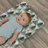 ZoUbqchY 32''16'' Watercolor Green Pine Trees Baby Changing Pad Covers for Boy Girl Gender Neutral Trees Fitted Change