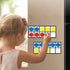 Giant Magnetic Ten-Frame Set - 5 Ten Frames and 55 Magnetic Math Counters - Classroom Toys for Kindergarten