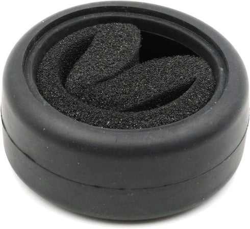 hobbysoul 24pcs RC 1/10 On Road Slick Tire Rubber Tyre with Foam Insert for 1:10 Touring Drift Car