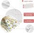 YETTASBIN Butterfly Daisy Muslin Baby Burp Cloth, Super Soft Absorbent Cotton Burp Rag Baby Bibs Feeding Cloth