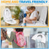 Orzbow Foldable Travel Potty Training Seat, Toddler Toilet Seat Attachment for Adult Toilets, Portable Potty