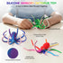 AOSTEONG (1 Octopus Fidget Toy with Suction Cups Silicone Stress Relief and Sensory Play Desk Toy, Bendable Tentacles