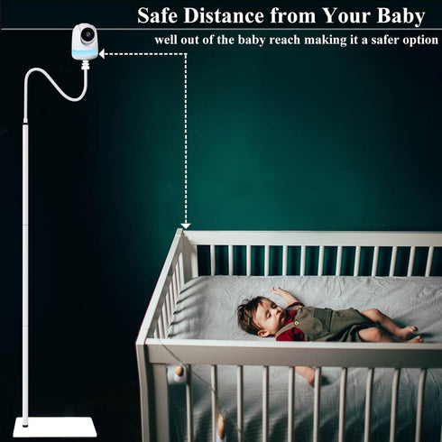 68.7 inch Baby Monitor Floor Stand Holder, Compatible with Babysense HD S2 / Max View Baby Cameras