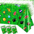 Pixel Miner Game Tablecloth for Party, 3 Pack Videogame-Themed Table Covers, 51 x 87 Inch for Kids Birthday