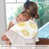 YETTASBIN Cartoon Sun Muslin Baby Burp Cloth, Super Soft Absorbent Cotton Burp Rag Baby Bibs Feeding Cloth for Newborn