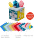 Taf Toys Sensory Crinkle Tissue Box for Toddlers, Colorful Soft Scarves and Crinkling Blankies, STEM Montessori Toy