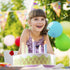 13 Set| Piece Wood Happy Birthday Cake Cake, Candles, Serving Tool & Tray|Party Roleplaying for Kids|Vanilla Cake