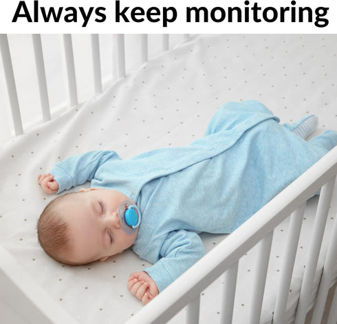 Nanit Pro Smart Baby Monitor & Flex Stand Mount, Compatible with VTech VM901, VH919HD, Momcozy BM01, White