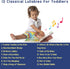 13 28-Button 1-3 LEARNING BUGS Bedtime Songs Timeless Lullabies for Little Ones, Musical Books for Toddlers, Music