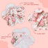 Set 3-Piece 17-20 inch Aori Reborn Baby Doll Accessories Clothes Newborn Receiving Blanket with Headband and Hat Baby