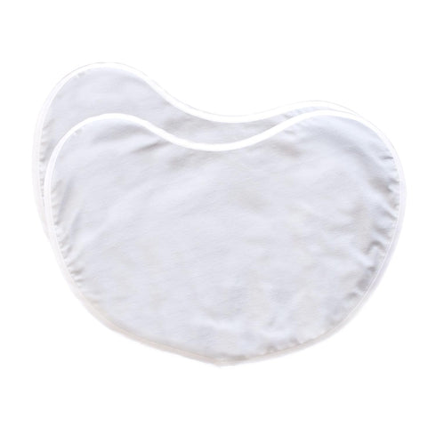 Burp Cloths with Patented Contoured Neck Design, 100% Natural Cotton Flannel, 2-Layer Absorbent