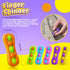 6 Pack LESONG Fidget Sensory Toys for Kids: Colorful Finger Spinner Toys - Stress Relief ADHD Tools for Kids