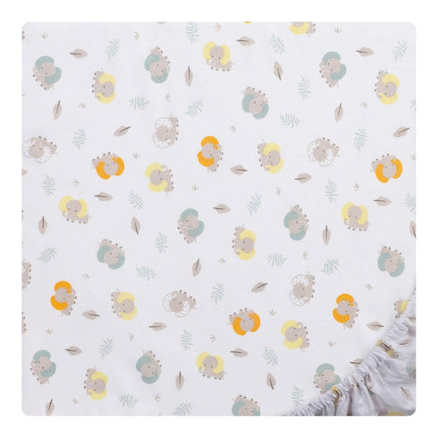 Sammy 2-Pack Set, 28 52 & Lou Jungle Pals Microfiber Fitted Crib Sheet Fits Standard Crib Mattress in x in; Fully