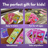 Ice Cream Card Game - Fun Family Games for Kids, Color Matching, Addition and Multiplication, Travel Card Games