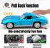 1/36 Scale Diecast Model Cars, 1963 Chevy Corvette Pull Back Vehicles Toy Cars for Boys and Girls