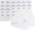 Baby Buddy Closet Organizers, Set of 5, White, Newborn Essential to Easily Divide Baby Clothes from Newborn to Size 8