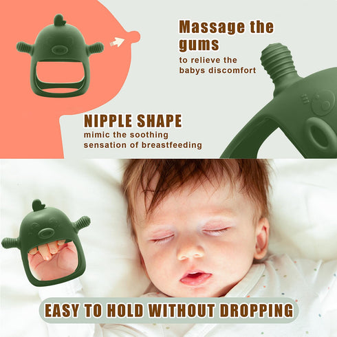 6-in-1 Set 3 Baby Fruit Feeder Pacifier & Baby Food Feeder Silicone Breastmilk Popsicle Mold with Freezer Tray