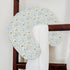Selgkds Fall Blue Pumpkins Bows Gingham Nursing Pillow Covers Autumn Thanksgiving Harvest Soft Stretchy Nursing Cover