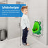 sundee Cute Frog Standing Potty Training Urinal for Boys Toilet with Funny Aiming Target - Blackish Green