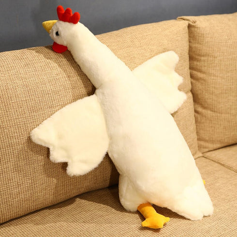 Chicken Stuffed Animal Plush Doll, Giant Cozy Farm Animal Plush Pillow Toys for Kids Birthday Decoration