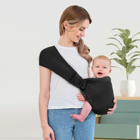 Summer Baby Sling Carrier, Baby Carrier Newborn to Toddler, Mesh Toddler Carrier, Lightweight Breathable Baby Wraps
