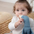 insular Baby Lovey Blanket, Muslin Cotton Security Blanket, Soft Breathable for Newborn and Infant, Khaki Goose