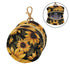 YETTASBIN Sunflower Portable Pacifier Holder Case with Metal Hook Buckle & Zipper for Diaper Bag and Stroller