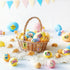 600Pcs Haooryx Bunny Egg Sticker Rolls - Easter Rabbit Animal Egg Make A Face Stickers Cute Make Your Own Self Adheisve