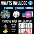 Influencers in the Wild Board Game - 2-6 Players - Social Media Card Game by Tank Sinatra
