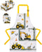 WERNNSAI Kids Apron Set for Girls Boys - Art Cooking Apron with