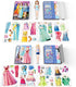 Daniel Axel 4-7 Set Magnetic Dress Up Paper Doll,Magnet Princess Dress Up Dolls for Girls Ages Kids,Travel Activities