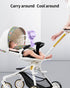 Baby Stroller Fan, Rechargeable Portable Fan with 2000 mAh Battery, 3 Wind Speeds, 360-Degree Rotation, Safe Mini Fan