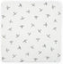 100% 2 Pack Set 2 Little Unicorn Certified Natural Organic Cotton Muslin Swaddle Blanket | Giftable of swaddles (Pewter