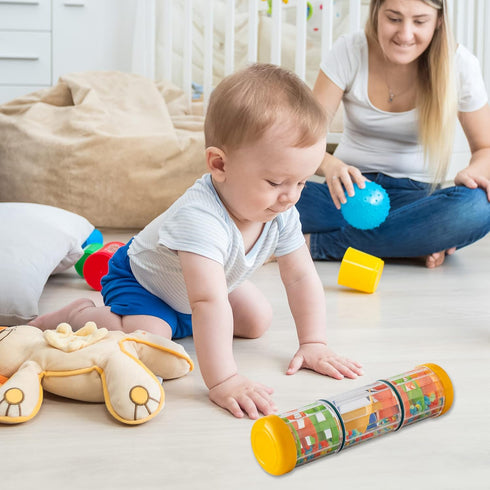 Musfunny 8 inch Rainmaker Baby Rain Stick Toys for Kids: Rainstick Sensory Rattle Toys for Babies,Shaker Rainfall Tubes