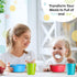 Kids Silverware Stainless Steel Set of 10, Dishwasher Safe Toddler Forks and Spoons, Safe Cutlery