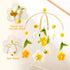 Set OESSUF Baby Mobile for Crib Crib Nursery Mobile for Boys Girls Boho Bee Flower Nursery Decor Soothe Toy Baby Shower