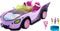 Monster High Toy Car, Ghoul Mobile with Pet & Cooler Accessories, Purple Doll-Sized Convertible
