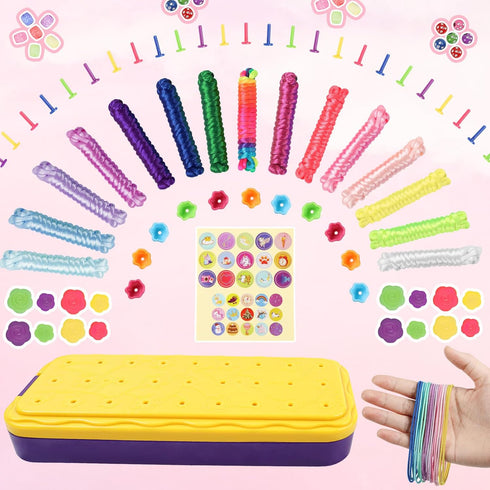 8-12 7 9 10 11 Set DDAI Arts and Crafts for Kids Age Friendship Bracelet Making Kit for Girls - Best Birthday Gifts