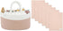 Comfy Cubs Rope Diaper Caddy Organizer and Baby Burp Cloths Set (Pack