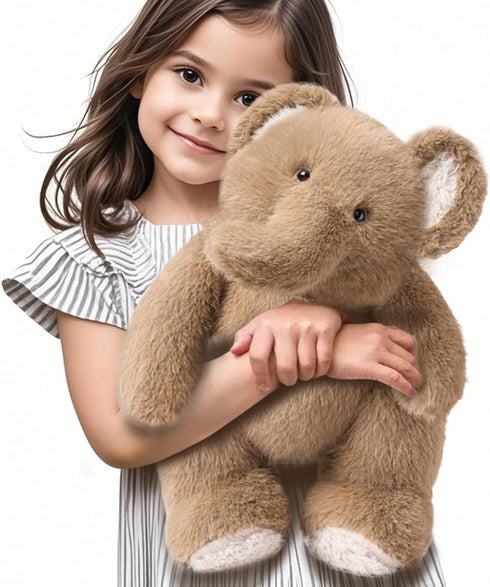 iPlay, iLearn Elephant Stuffed Animal, Soft Baby Plush Elephant Toy, Infant 18"