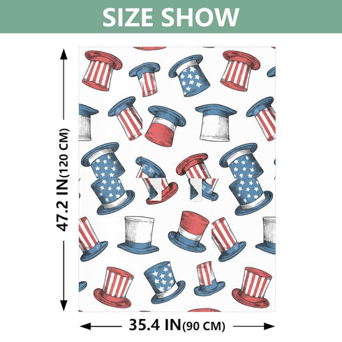 Mazeann 4th July Patriotic Hats Car Seat Cover Baby Breathable Soft Infant Carseat Covers Canopies Babies Carrier