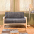 Set 1/12 iLAND Dollhouse Couch and Miniature Sofa with Mini Houndstooth Cushions, Dollhouse Furniture on Scale