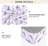 miaozhen 1 Pack 52x28 Cotton Crib Sheets for Baby Boys Girls Soft Stretchy Funny Animal Giraffe Purple Green Heart
