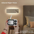 Baby Monitor with Camera and Audio, 3.2" IPS Screen Video Monitor, No WiFi, Night Vision, Portable with 1000ft Range